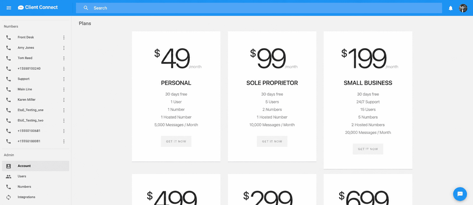 Subscription plans (Stripe billing)